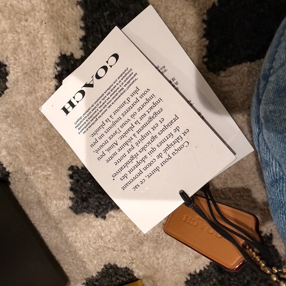 NWT Tabby Shoulder Bag 26 Denim - Picture 5 of 6